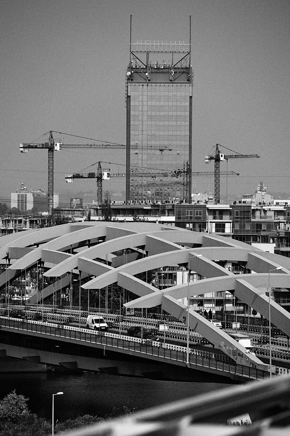 Widok na most Kotlarski z Loftów, 2009