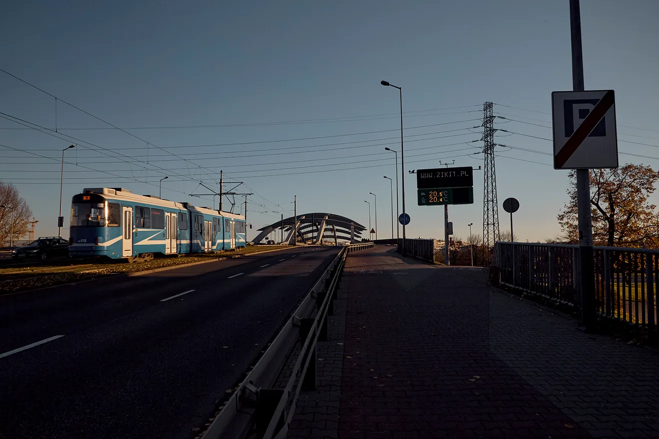 Most Kotlarski z tramwajem, 2015