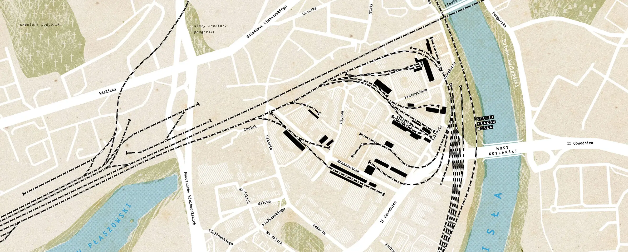 Mapa Zabłocia